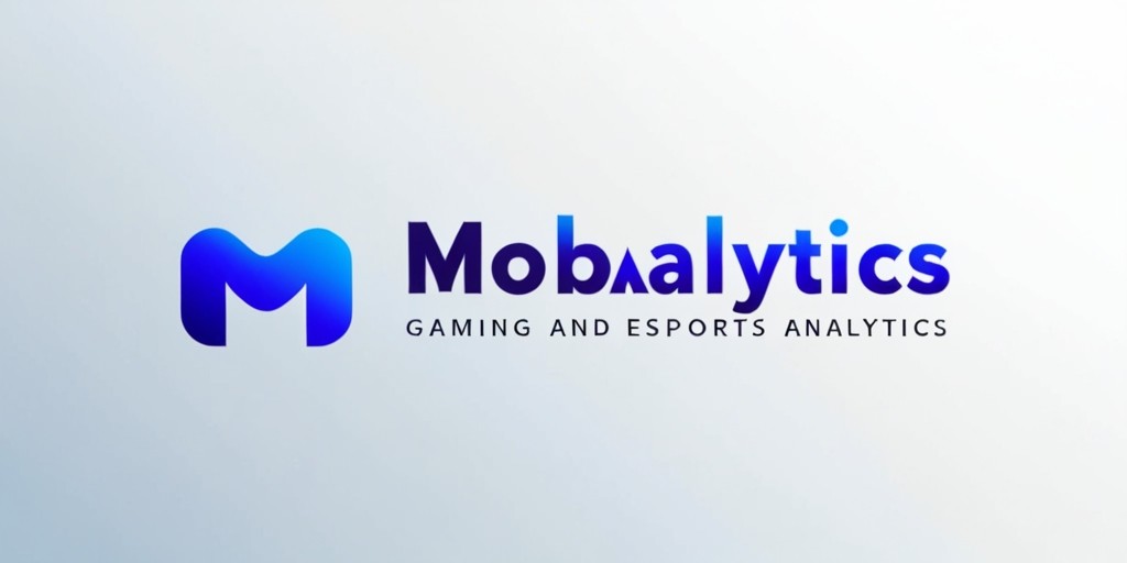 A modern, sleek, and minimalist logo design for Mobalytics, a gaming and esports analytics platform, featuring a bold, vibrant blue color scheme with a subtle gradient effect, incorporating a stylized letter "M" or a relevant icon that represents data analysis and performance tracking, set against a clean, white background, with a sans-serif font and a circular or rounded shape, conveying a sense of innovation, precision, and competitive edge.